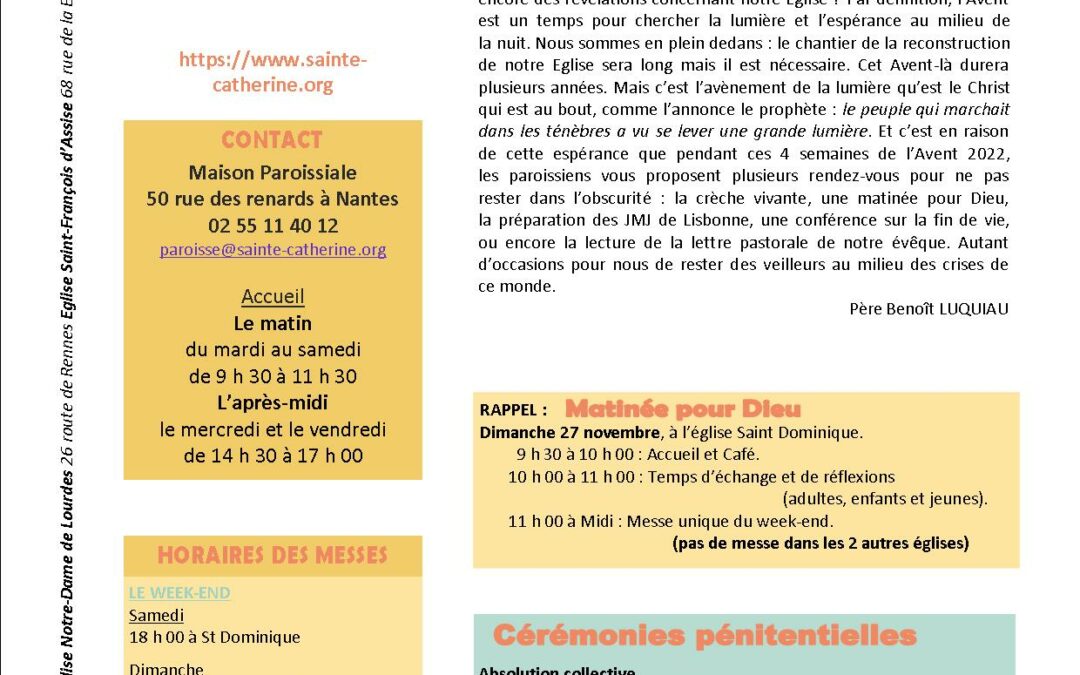 Bulletin de Décembre 2022