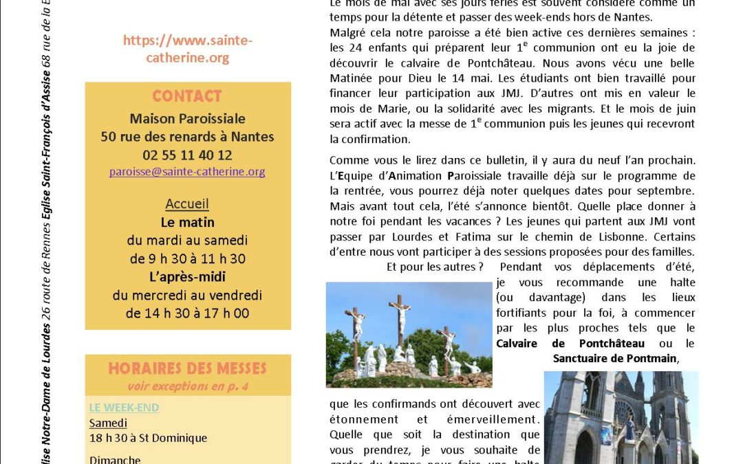 Bulletin de juin 2023