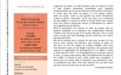 BULLETIN DU MOIS DE NOVEMBRE