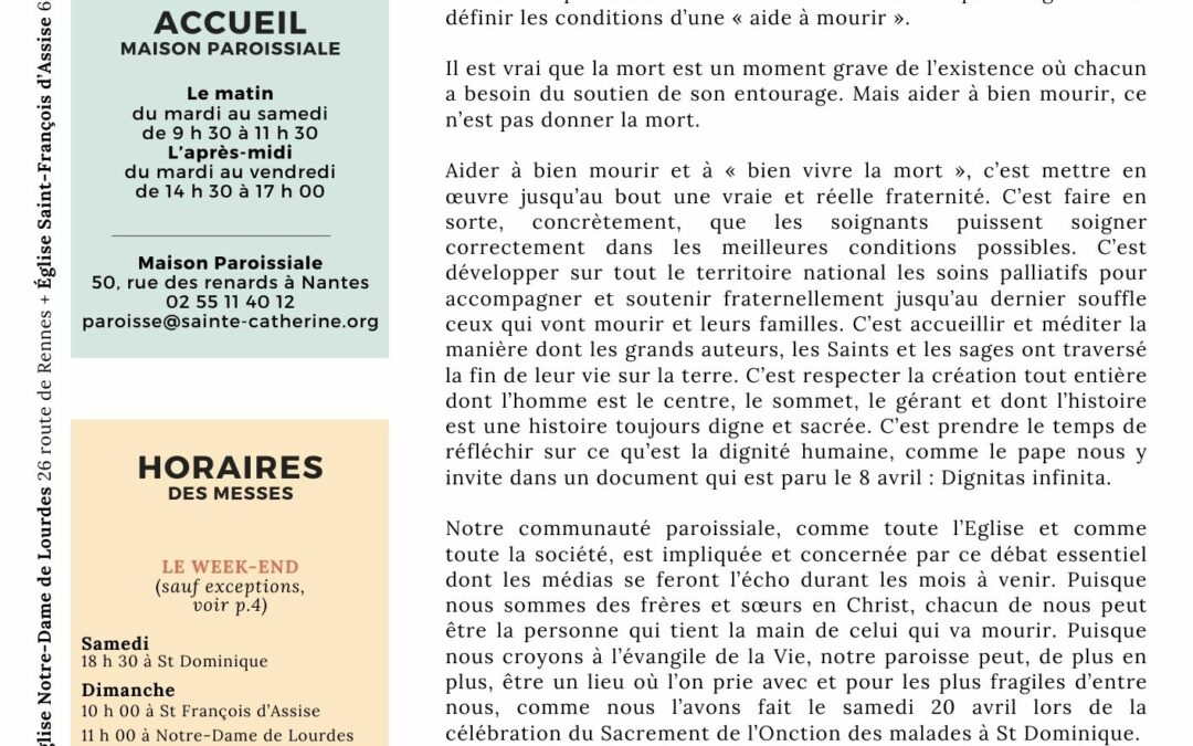 Bulletin du mois de MAI 2024