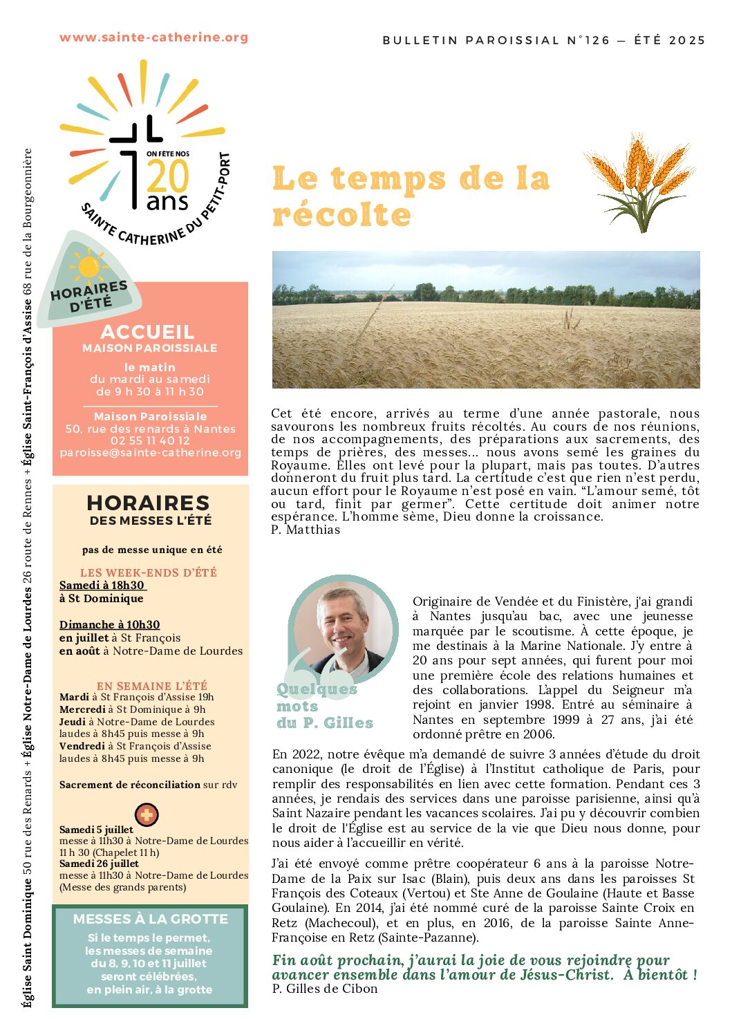 Bulletin de l’été 2025