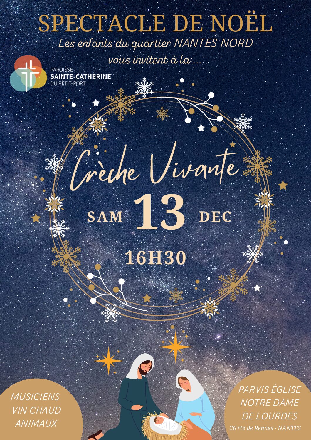 Crèche Vivante 2025, Rejoignez-nous !