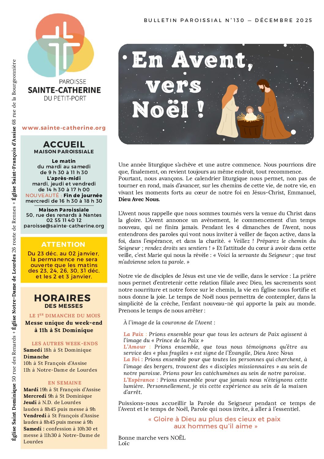 Bulletin de décembre 2025