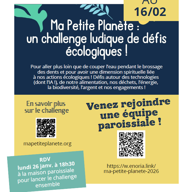 Défi Ma Petite Planète