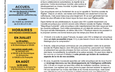 Bulletin de l&rsquo;été