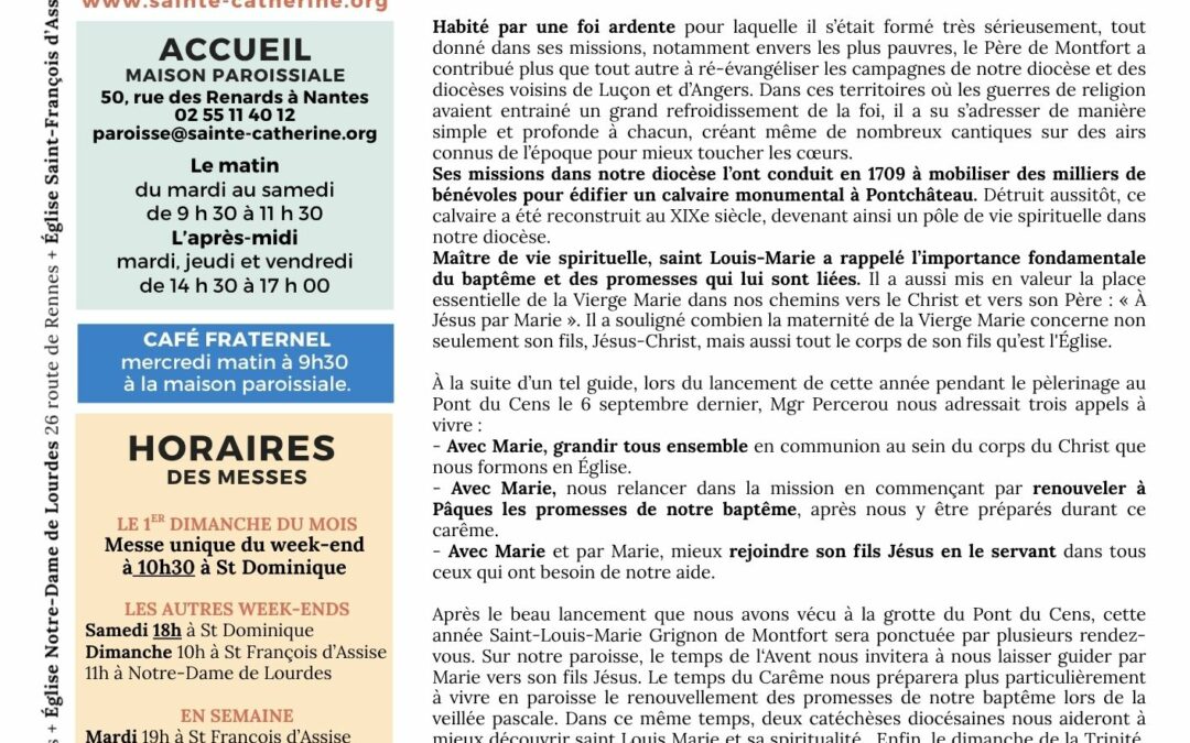 Bulletin du mois de novembre